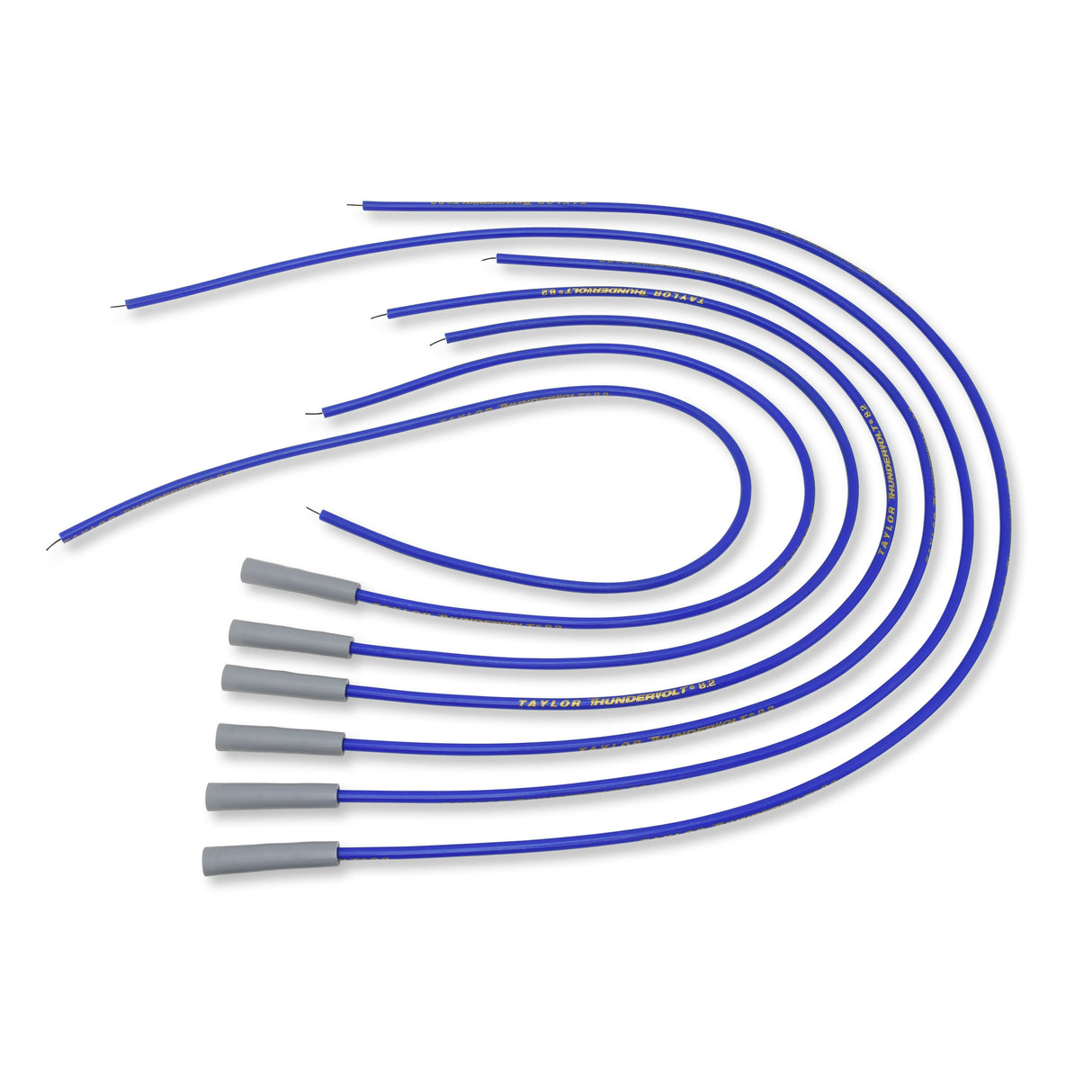 Spark Plug Wire Set Universal 8.2mm Silicone Thundervolt 180? 40 ohm/ft 83645