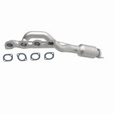 Catalytic Converter with Integrated Exhaust Manifold for HM Grade Federal / EPA Compliant Direct-Fit Manifold Catalytic