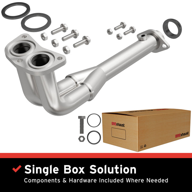 1994-2001 Acura Integra Direct-Fit Front Pipe Kit 107-0137 stainless steel