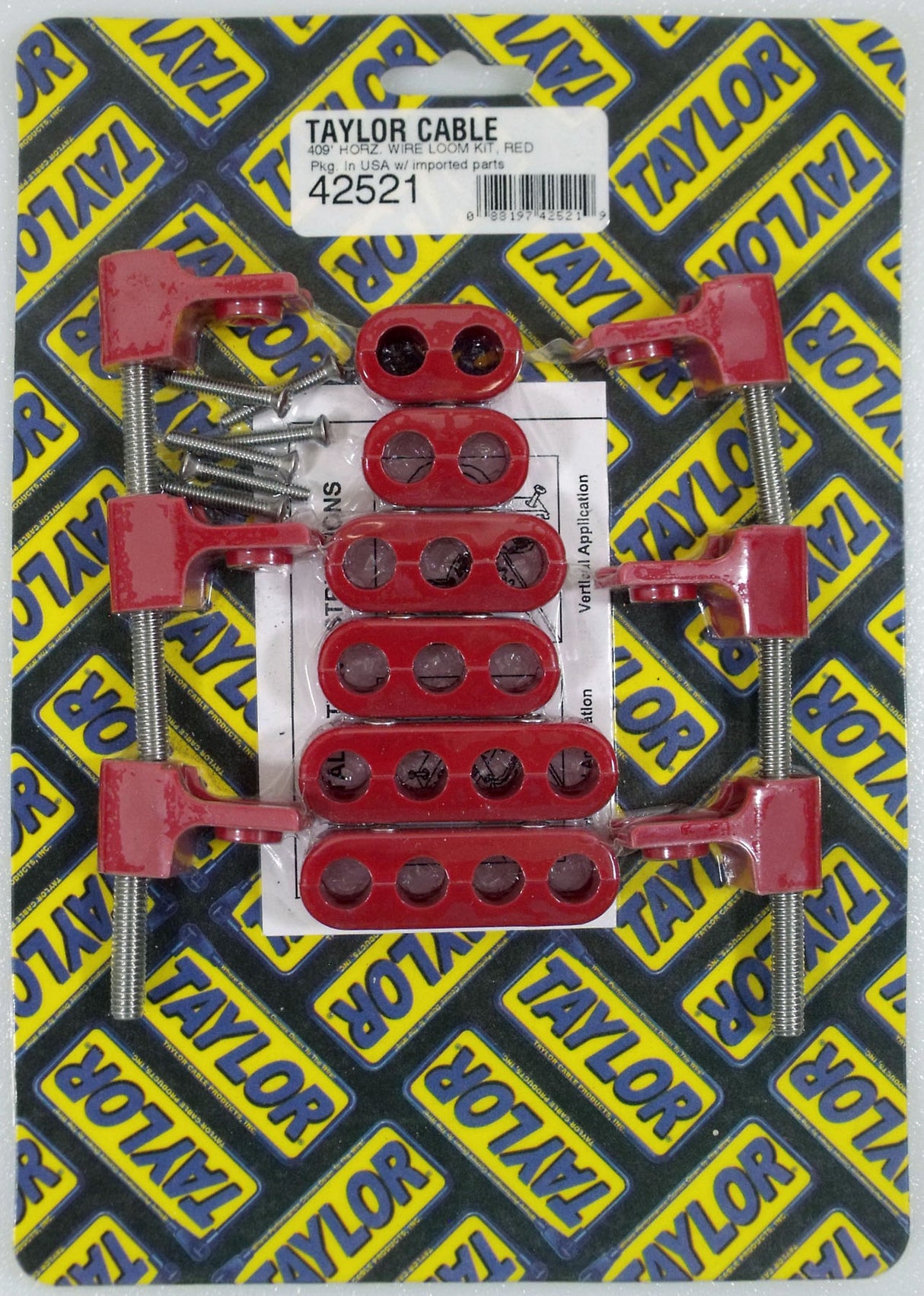 Spark Plug Wire Holder 10.4mm Red 42521
