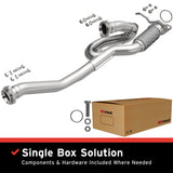 2005-2007 Ford Freestyle Direct-Fit Front Pipe Kit 107-0255 stainless steel