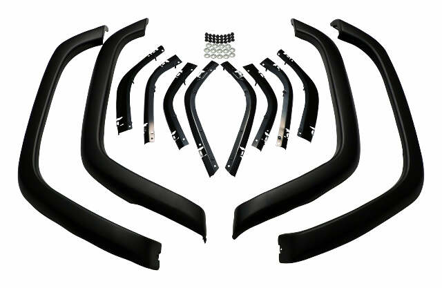 Fits 1997-2001 Jeep Cherokee XJ Cherokee Fender Flare Set; 5FWKMMT steel