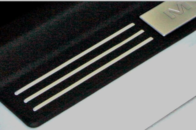 Sill Plate Accent Strips Set fits Ford Mustang 2005-2014 Drake -5R3Z-13208-BARS muscle car 7277