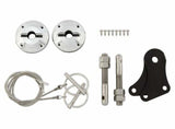 Billet/SS Hood Pin Set fits Ford Mustang 05-09 Drake Muscle Cars -5R3Z-6316892-K