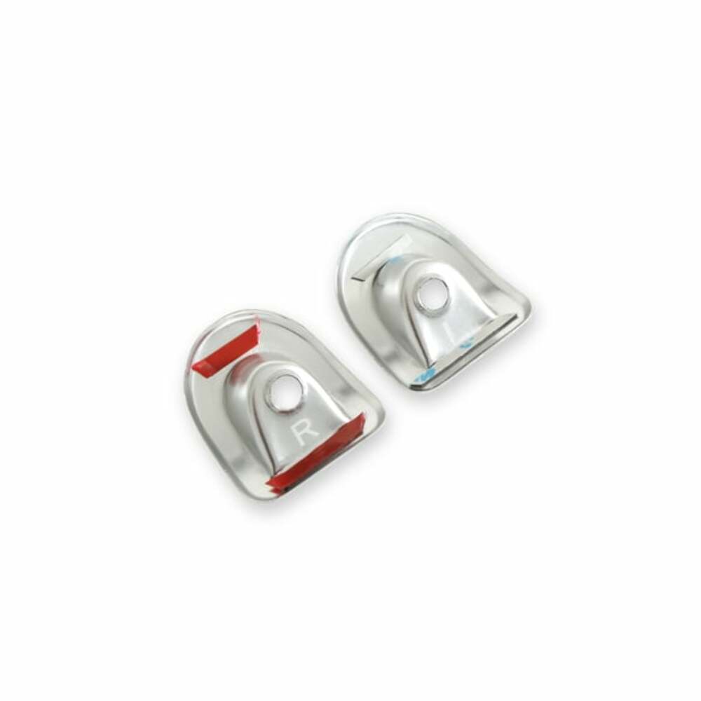 Door Lock Grommet Brushed Aluminum fits Ford Mustang 05-14 Drake 5R3Z-6322050-1A muscle car 16826