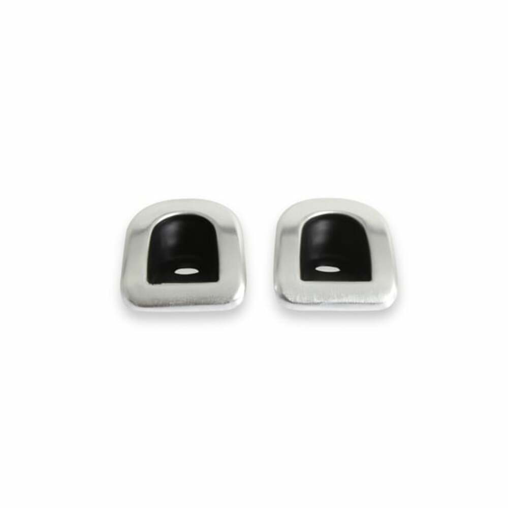 Door Lock Grommet Brushed Aluminum fits Ford Mustang 05-14 Drake 5R3Z-6322050-1A muscle car 16826