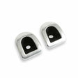 Door Lock Grommet Brushed Aluminum fits Ford Mustang 05-14 Drake 5R3Z-6322050-1A muscle car black 16826