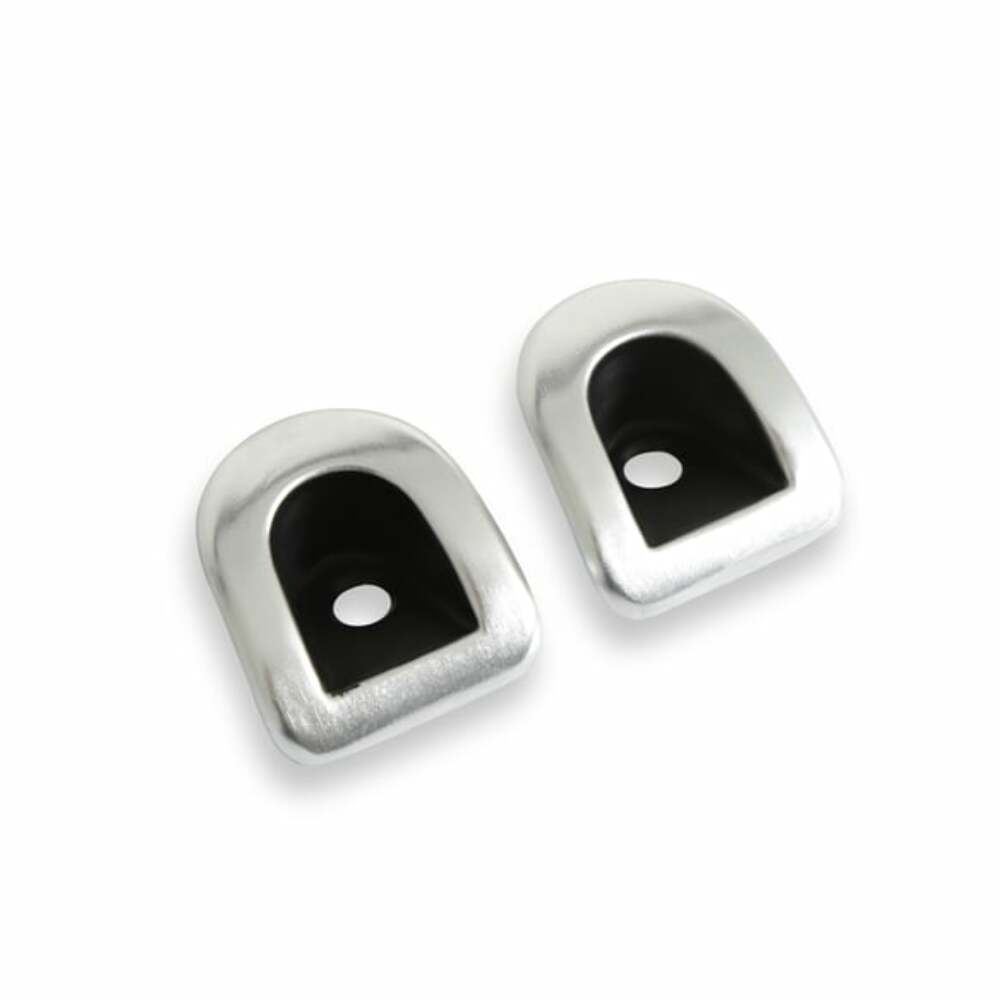Door Lock Grommet Brushed Aluminum fits Ford Mustang 05-14 Drake 5R3Z-6322050-1A muscle car black 16826