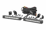 6 Inch Chrome Series LED Light Bar; Slim Line; Pair 70406A