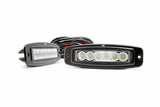 6 Inch Chrome Series LED Lights; Flush Mount; Pair 70916