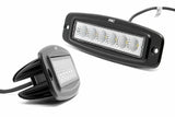 6 Inch Chrome Series LED Lights; Flush Mount; Pair 70916