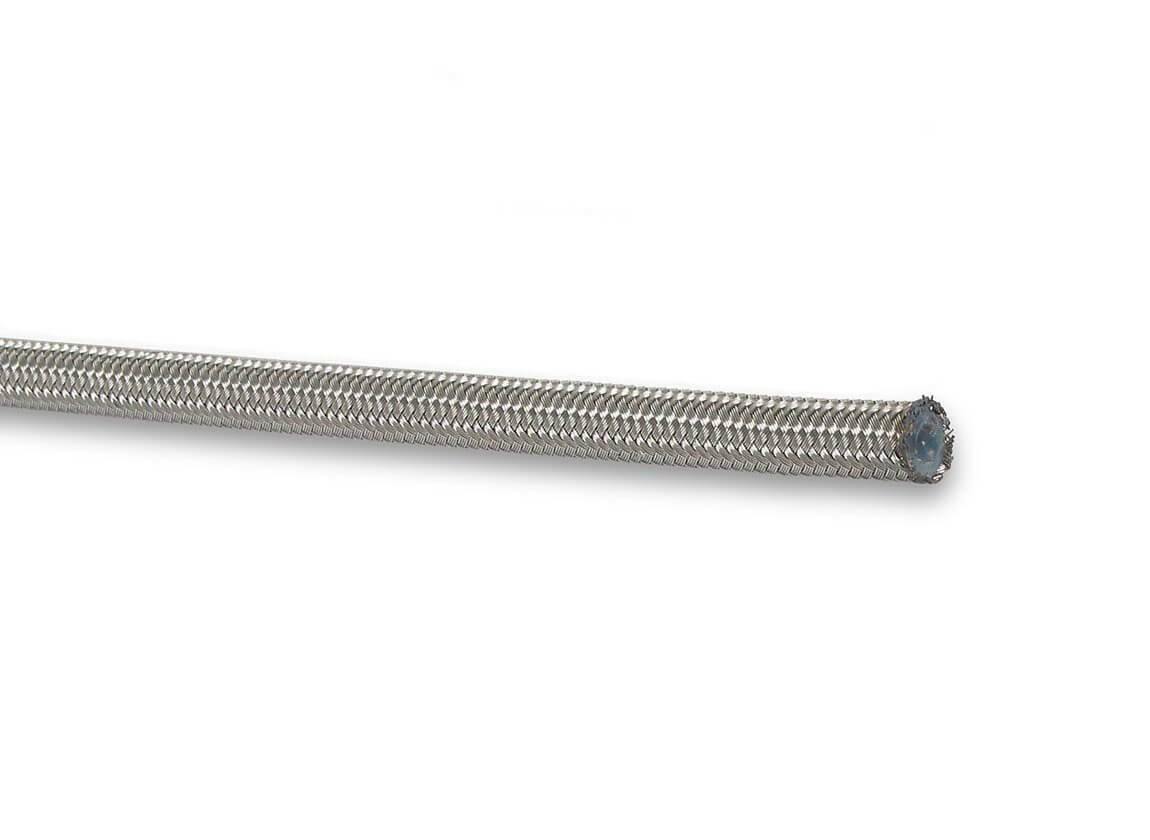 Speed-Flex Hose Size4 Braid SoldPerFoot ContinuousLength upto50'-600004ERL AN fitting stainless steel