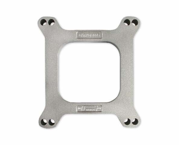 Mr. Gasket Holley Edelbrock 1 open center aluminum carb spacer kit for Holley 4150 carburetors 6005