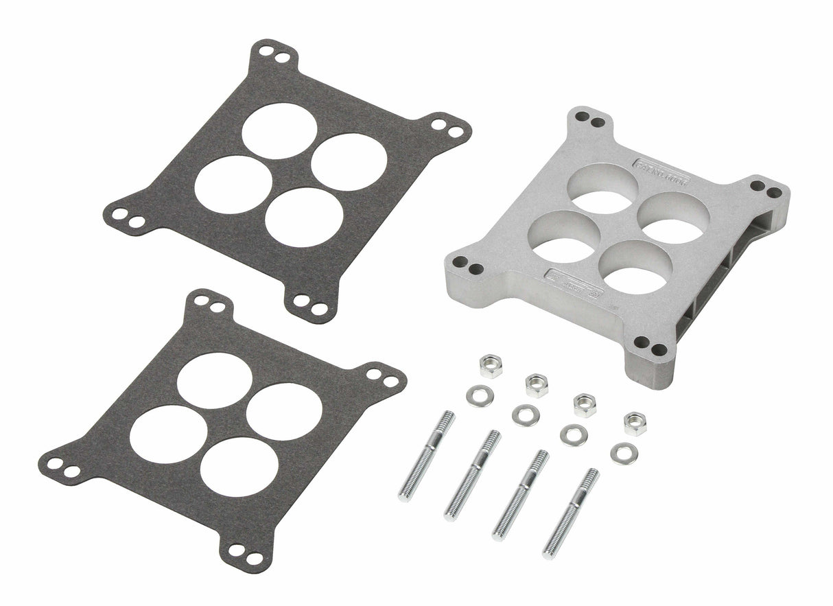 Mr. Gasket carburetor spacer kit 1 inch ported center aluminum 6006