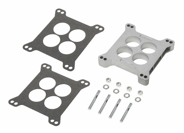 Mr. Gasket carburetor spacer kit 1 inch ported center aluminum 6006