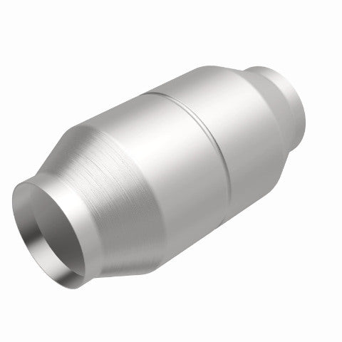 MagnaFlow universal catalytic converter 3.5 inch inlet/outlet stainless steel CARB compliant OBDII 60110