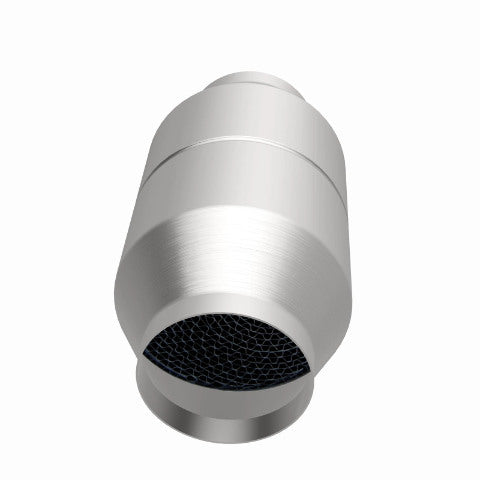 MagnaFlow universal catalytic converter 3.5 inch inlet/outlet stainless steel CARB compliant OBDII 60110