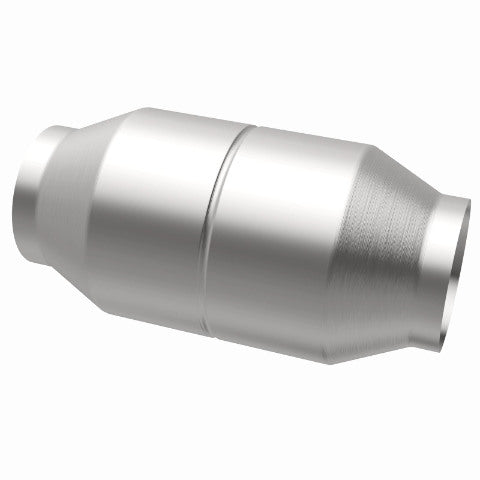 MagnaFlow universal catalytic converter 4 inch inlet/outlet stainless steel CARB compliant OBDII 60111