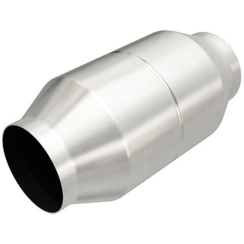 MagnaFlow universal catalytic converter 5 inch inlet/outlet stainless steel CARB compliant OBDII 60112