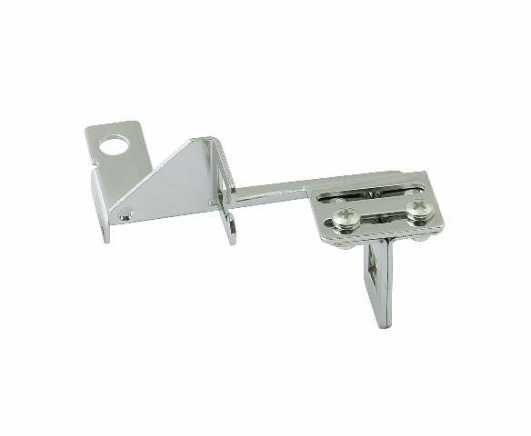 Mr. Gasket throttle and transmission kickdown cable bracket chrome carburetor steel 6039
