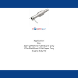 MagnaFlow direct-fit catalytic converter for 2004-2005 Ford F-250 6.0L stainless steel CARB compliant OBDII 60511