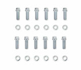 Mr. Gasket intake manifold bolt set Chevy zinc 6091