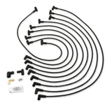 Spark Plug Wire Set Universal 8mm Silicone 500 ohm/ft Street Thunder Black 51012