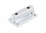 Mr. Gasket tee style fuel block with 2 outlets 6150MRG 3/8 inch diameter chrome aluminum 2493