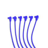 Spark Plug Wire Set Universal 8mm Silicone Spiro Pro 350 ohm/ft Blue 74629