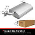 1998-2002 Honda Accord Direct-Fit Muffler Kit 108-0053 aluminized steel