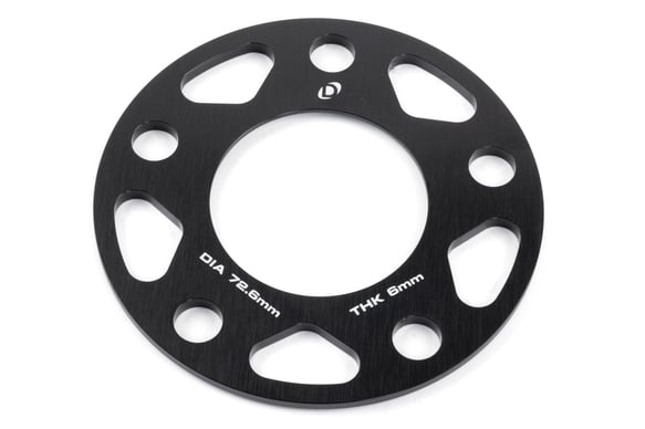 Spacers; 5x120 for 72.6mm CB for 6mm Thick D210-2036