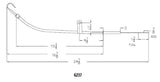 Mr. Gasket oil dipstick and tube Chevy chrome steel 6237