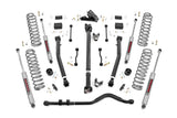 Fits Jeep Wrangler JL 4WD (2018-2023) 3.5" Lift Kit; Adj Lower; FR D/S; 62830