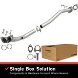 1990-1994 Nissan D21 Direct-Fit Front Pipe Kit 107-0126 stainless steel