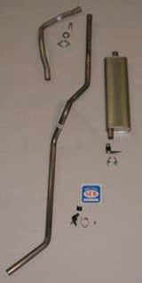 Fits 1955 Chevrolet Full Size Station Wagon exc. 9 Passenger, 6 cyl. Exhaust System 63002