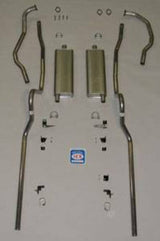 Fits 1955 Chevrolet Full Size Convertible 8 cyl. All Dual Exhaust System 63007