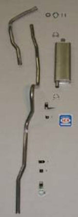 Fits 1956 Chevrolet Full Size Convertible 6 cyl. Exhaust System 63010