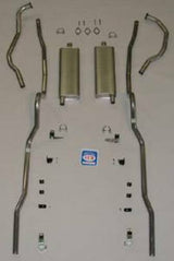 Exhaust System 63015 fits 1956 Chevy Full Size Shafer's Classic Reproductions