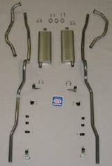 Exhaust System 63016 fits 1956 Chevy Full Size DF32 Shafer's Classic Reproductions