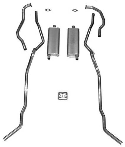 Exhaust System 63017 fits 1956 Chevy Full Size Shafer's Classic Reproductions