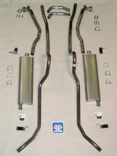 Exhaust System 63025 fits 1957 Chevy Full Size Shafer's Classic Reproductions