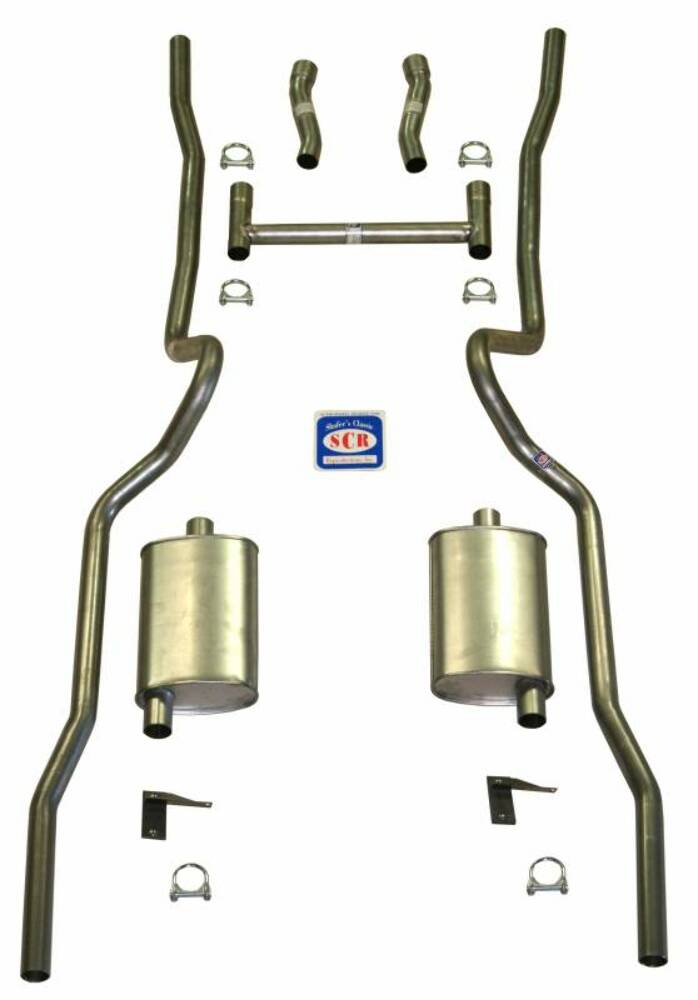 Fits 1955 - 1957 Chevrolet Full Size Exhaust System 63028