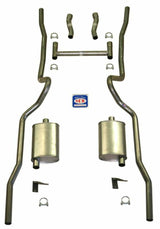 Fits 1955 - 1957 Chevrolet Full Size Exhaust System 63028