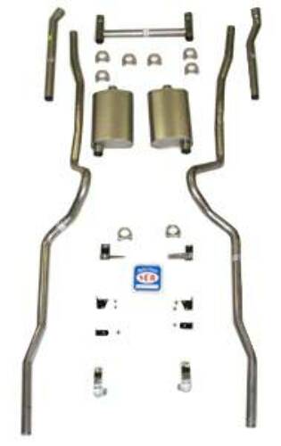 Exhaust System 63033 fits 1955-1957 Chevy Full Size BC01 Shafer's Classic Reproductions