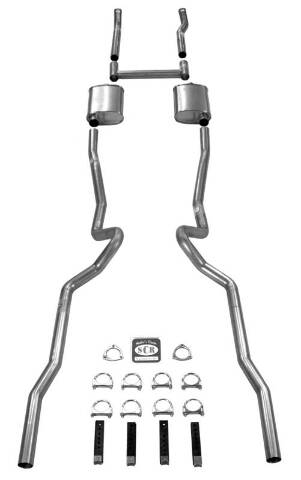 Exhaust System 63034 fits 1955-1957 Chevy Full Size AF81 Shafer's Classic Reproductions