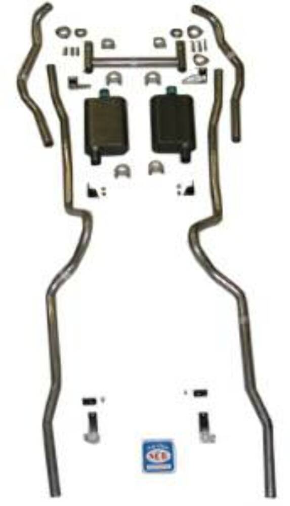 Fits 1955 - 1957 Chevrolet Full Size Exhaust System 63035