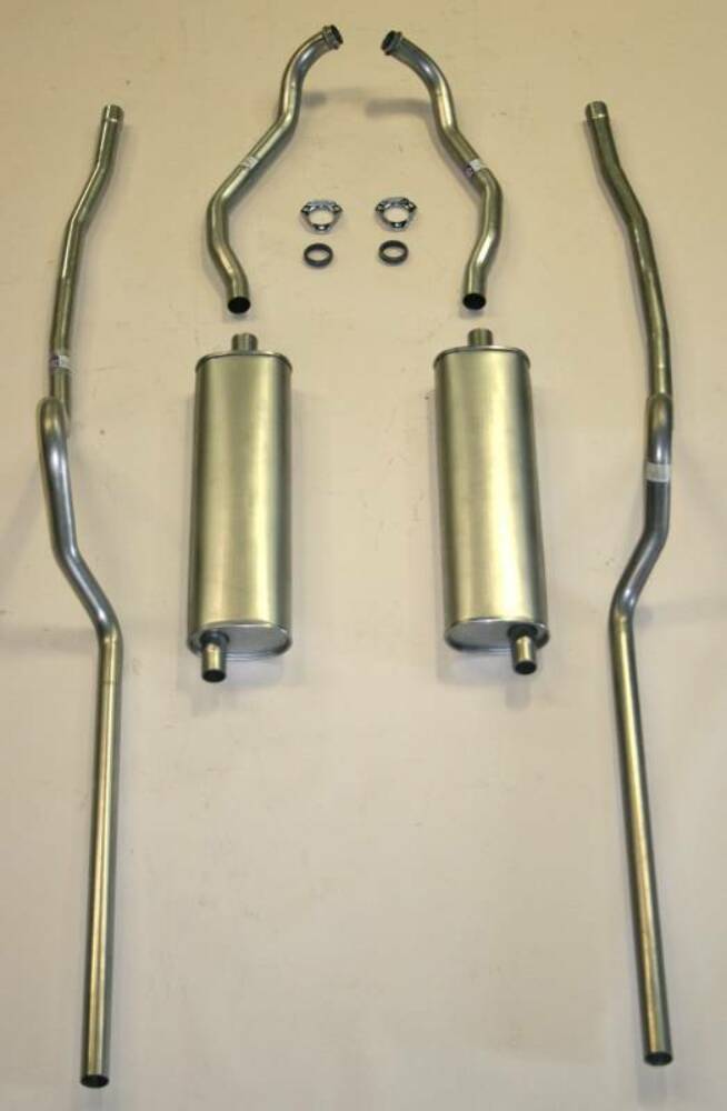 Fits 1955 Chevrolet Full Size 8 cyl. Dual Exhaust System 63047