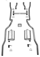 Fits 1955 - 1957 Chevrolet Full Size  Exhaust System 63053