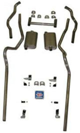 Fits 1955 - 1957 Chevrolet Full Size  Exhaust System 63059