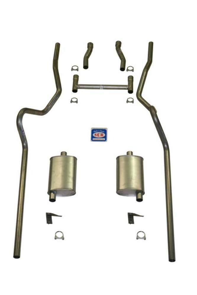 Fits 1955 - 1957 Chevrolet Full Size  Exhaust System 63063
